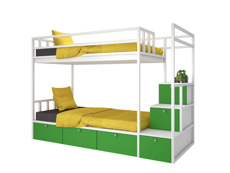 thiết kế giường tầng sắt theo yêu cầu