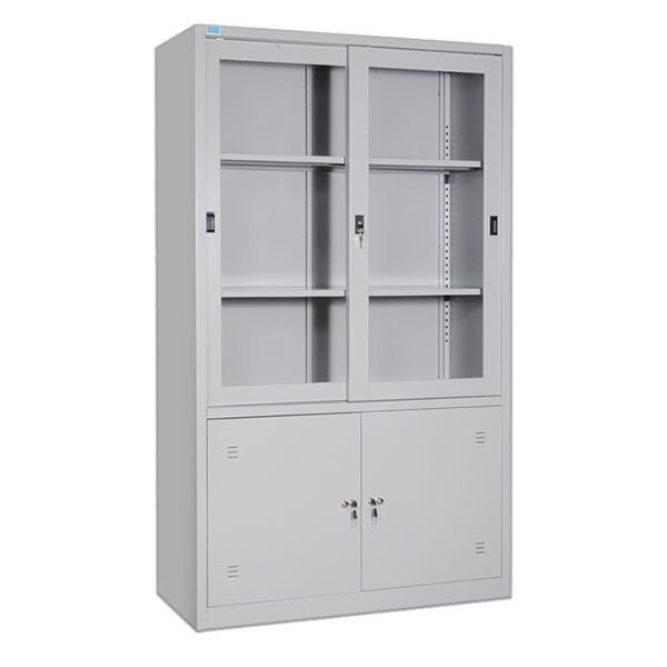 Tủ Sắt 2 Cánh Kính Sơn Tĩnh Điện - CÔNG TY CP SẢN XUẤT NỘI THẤT CÔNG ...